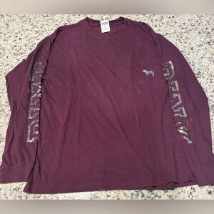 Victoria’s Secret Pink long sleeve tee- size M